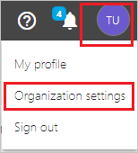 A captura de tela mostra as configurações da equipe de trabalho.