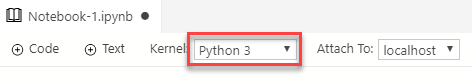 Captura de tela de Definições do Kernel.