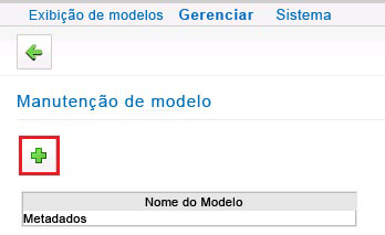 Botão de barra de ferramentas Adicionar Modelo