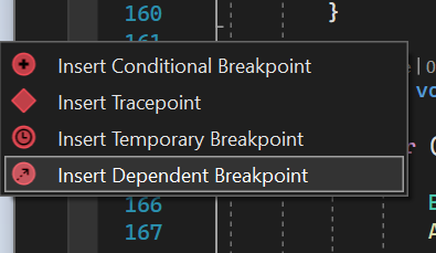 contexto Dependentbreakpoint