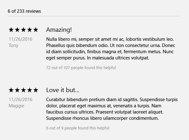 Read-Only Lista Longa