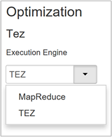 Optimering – Apache Tez-motor.