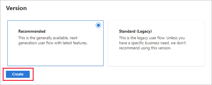 Skapa användarflödessida i Azure-portalen med markerade egenskaper
