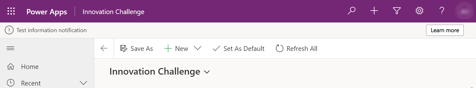 Exempel på informationsmeddelande.