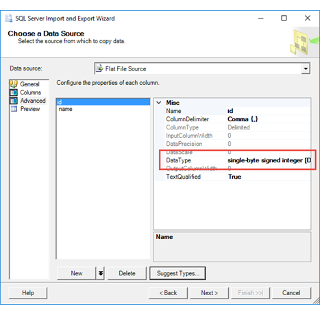 Avancerad flat filanslutning efter