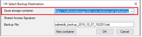 Azure Storage-container