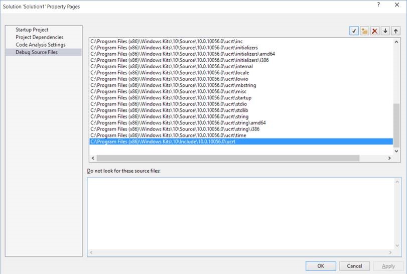 Lägga till en sökväg till en rubrikfil.