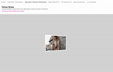 Exempel på pekarrotation