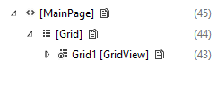 Visuellt träd med listvy har inte lästs in