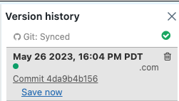 “历史记录”面板 - 立即保存