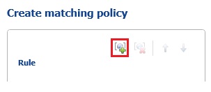 创建匹配规则工具栏按钮