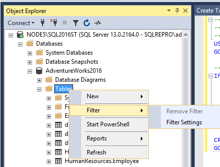 筛选器设置的屏幕截图。