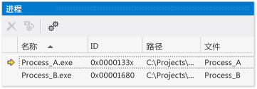 进程窗口