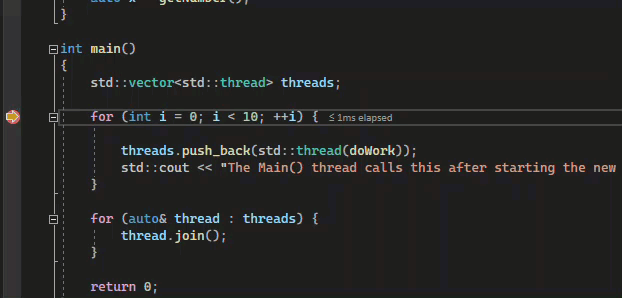 演示如何移动指针的动画。