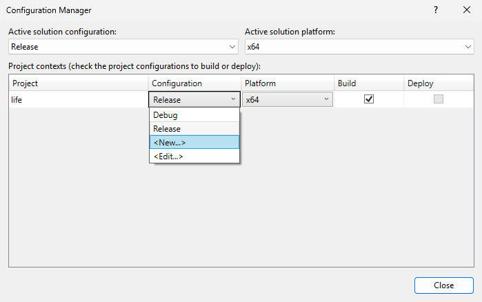显示 Configuration Manager 的屏幕截图。
