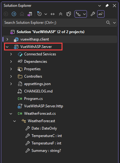 显示“打开项目属性”的屏幕截图。 