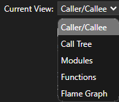 显示详细报表列表的屏幕截图。