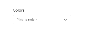 紧凑状态下的下拉列表图像。