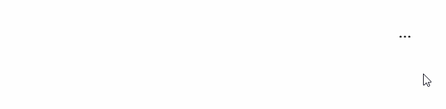 显示处于关闭最小状态的命令栏的屏幕截图。